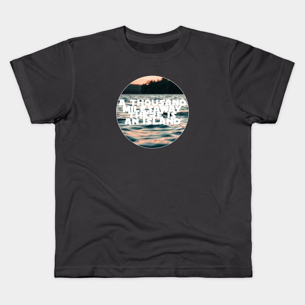 Neck Deep - Little Dove Kids T-Shirt by Adventum Design